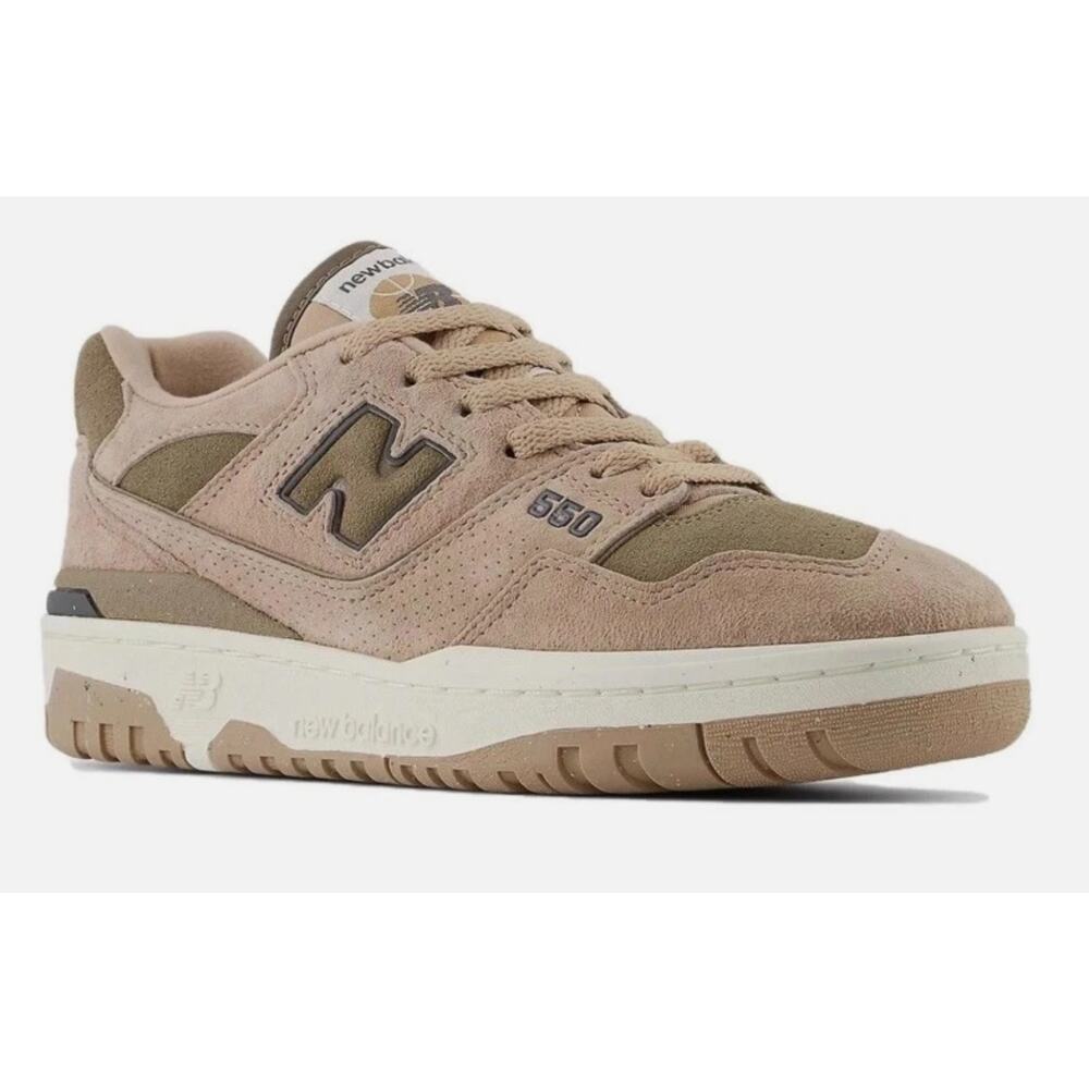 New Balance 550 Mushroom Women's 5.5 BBW550RD New Authentic - Picture 2 of 6